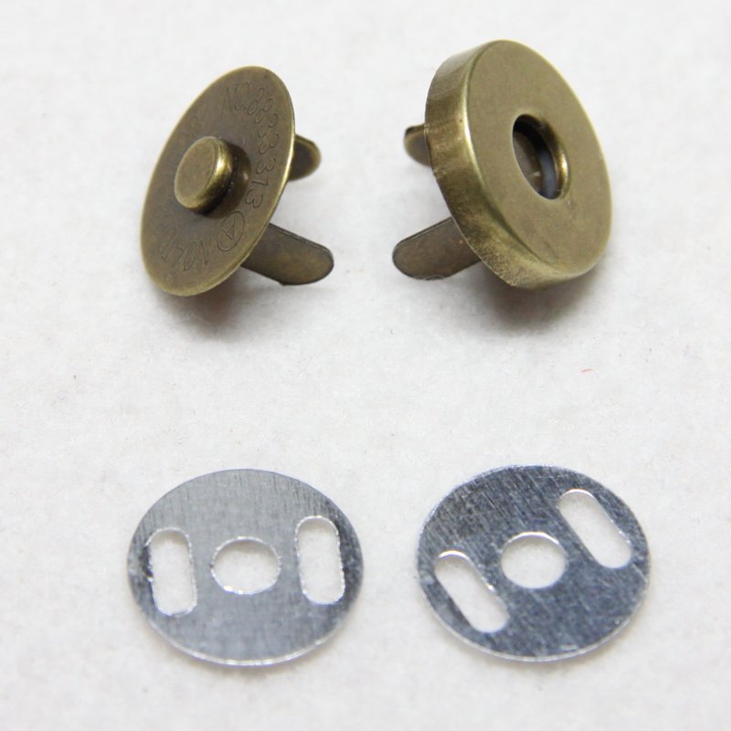 Boutons Pression Magnétiques En Cuir PU - Lot De 6 Couleurs, Fermeture Facile, Parfaits Pour Sacs à Main, Vêtements Et Bricolage