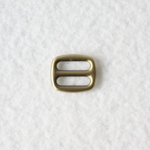 Boucle de réglage rectangle de 12 mm couleur bronze